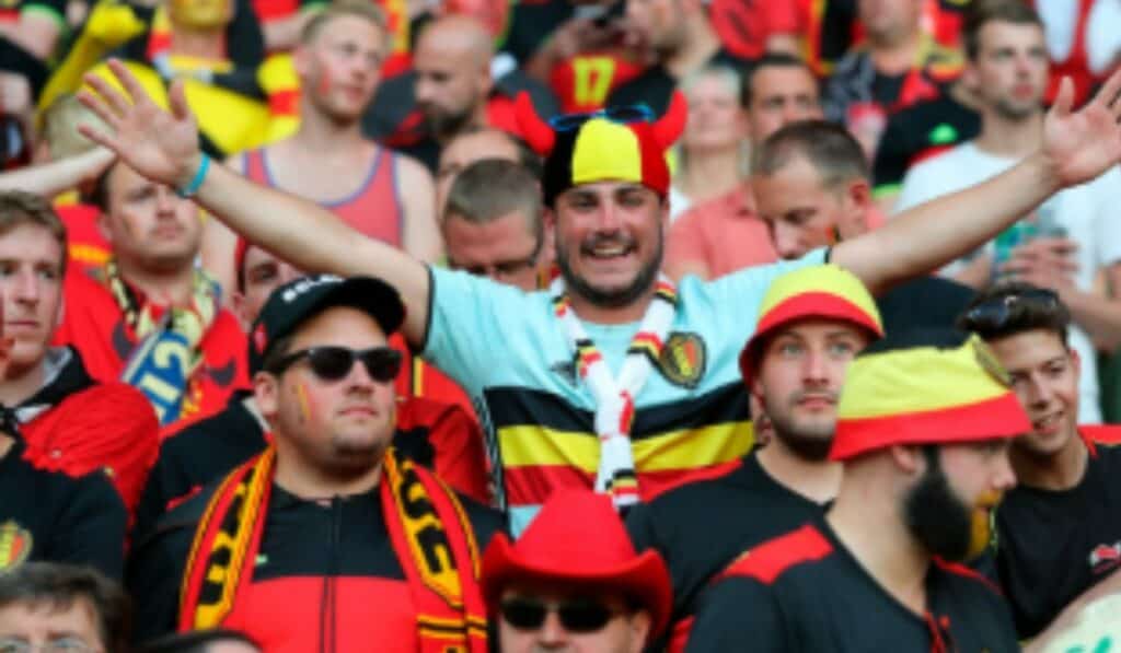 Voetbal Fans En Merchandise