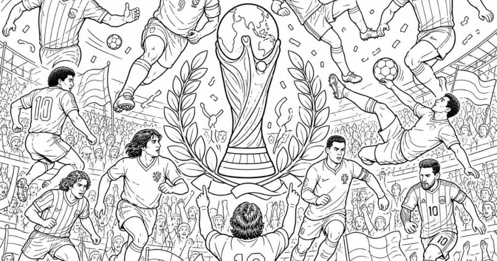 Voetbal kleurplaat: de leukste voetbal kleurplaten om te printen